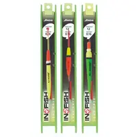 Tuigenset lead free no.1 3 stuks met dobber, lijn, gewichtjes en haak