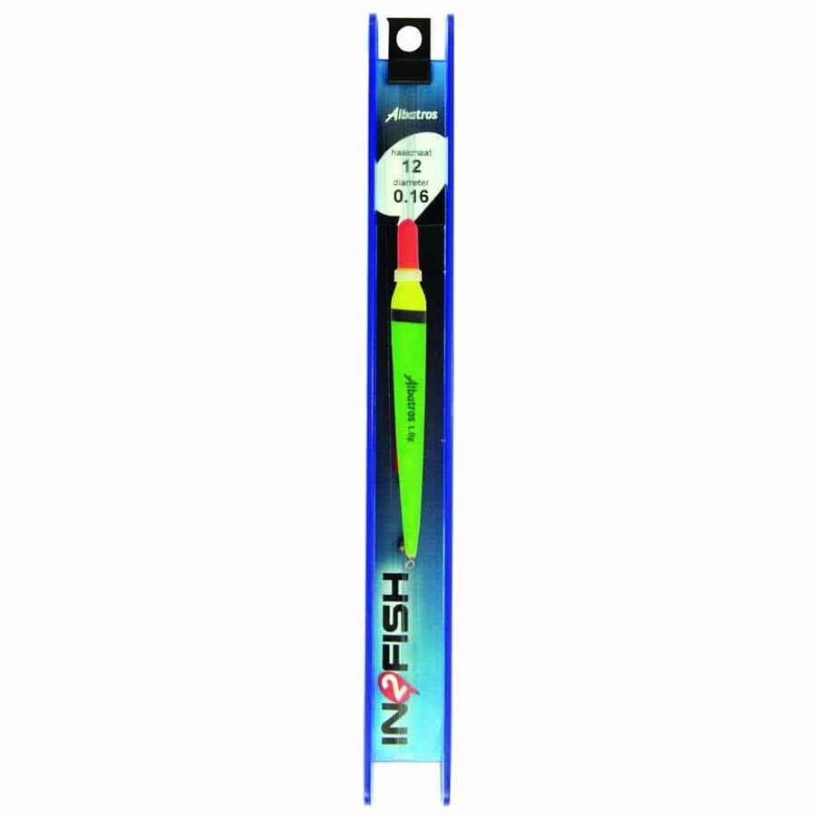 Kant-en-klaar witvistuigje met dobber 9 cm 1 g, lijn 0,16 mm en haakmaat 12