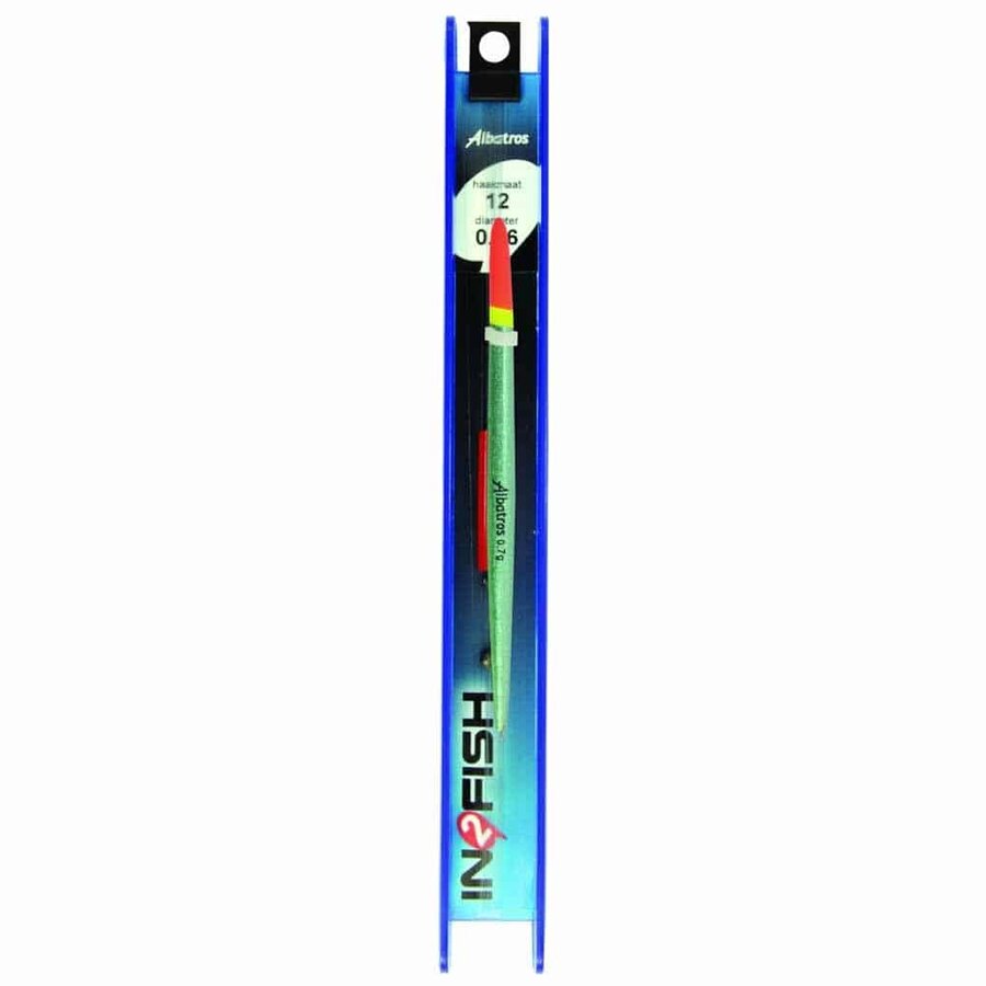 IN2FISH Tuig TR2 9,5 cm 0,7 g met 0,16 mm lijn en haakmaat 12