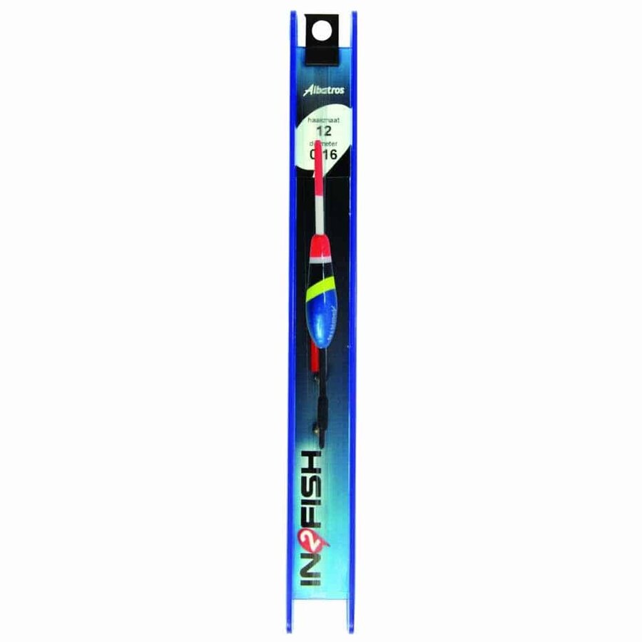 Tuig TR15 met dobber 9 cm 0,6 gram lijn 0,16 mm haakmaat 12