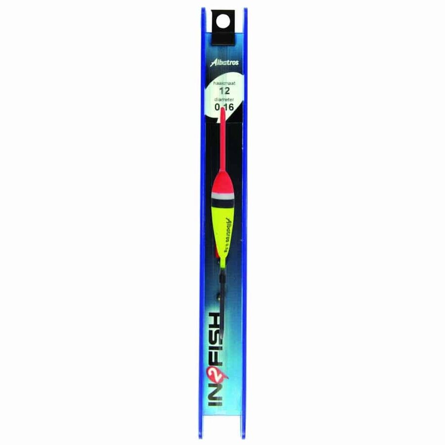Tuig TR24 met P7 dobber 9,5 cm 0,5 gram lijn 0,16 mm haakmaat 12