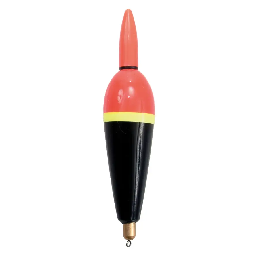 LED Float Loaded Justin 4+2 gr 9,5 cm | lichtgevende batterij dobber voor avond- en nachtvissen
