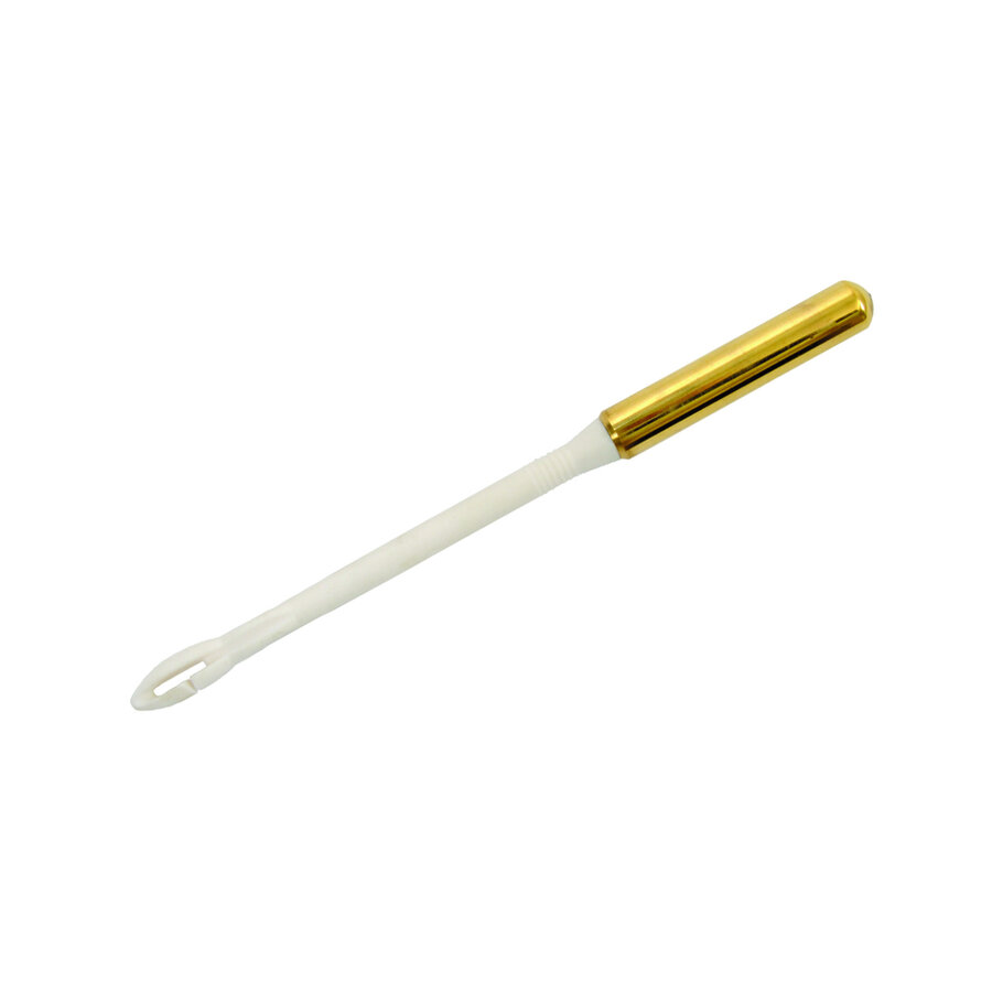 Forel priest disorger 23 cm | messing visdoder met hakensteker
