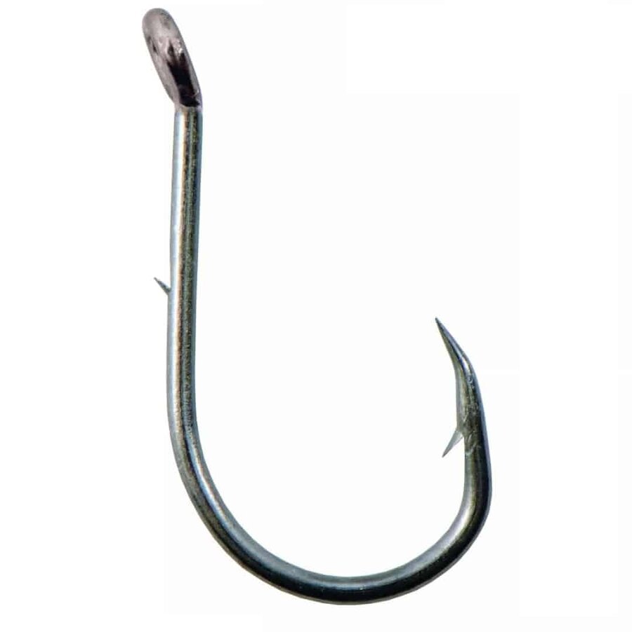 Trout Style Ring vishaak maat 6, 8, 10 of 12 | nikkel forelhaak