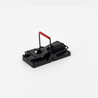 Kunststof muizenklem met RVS delen en extra grip 9,8 x 4,7 x 5,6 cm