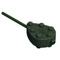 Loodvrij inline karpergewicht stubby pear 80-140 gram