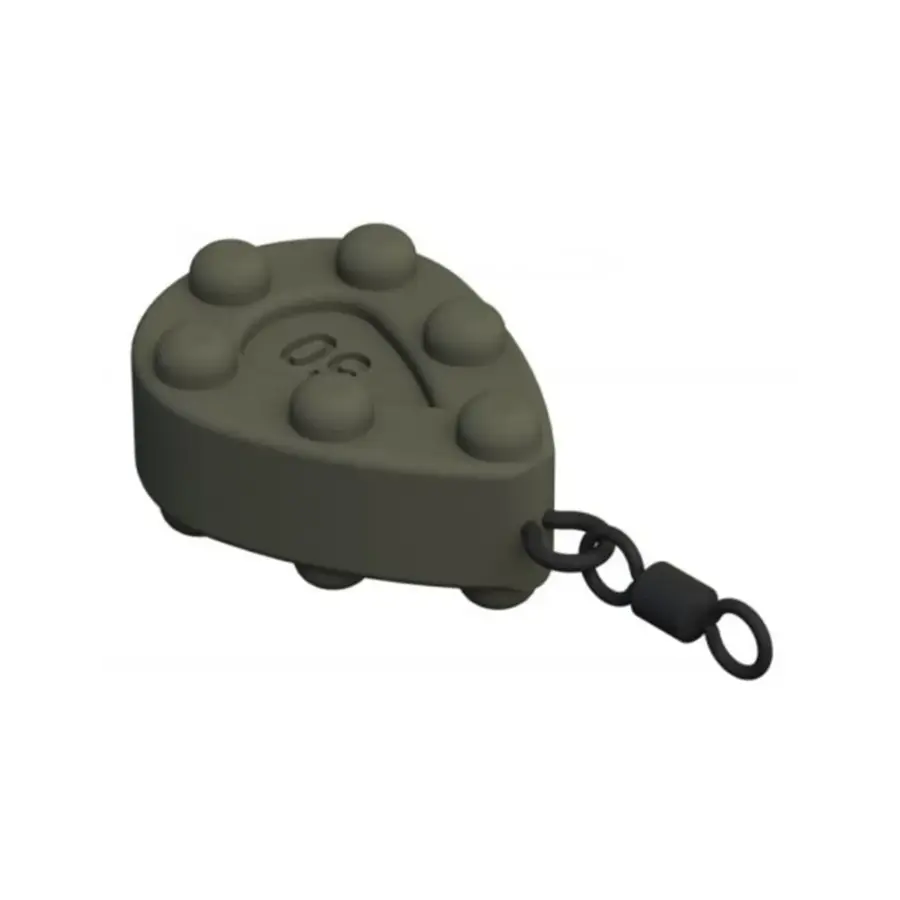 Loodvrij Stubby Pear Swivel karpergewicht 80 tot 140 gram