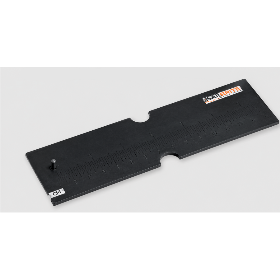 Rig ruler tool voor exact gelijke karperonderlijnen