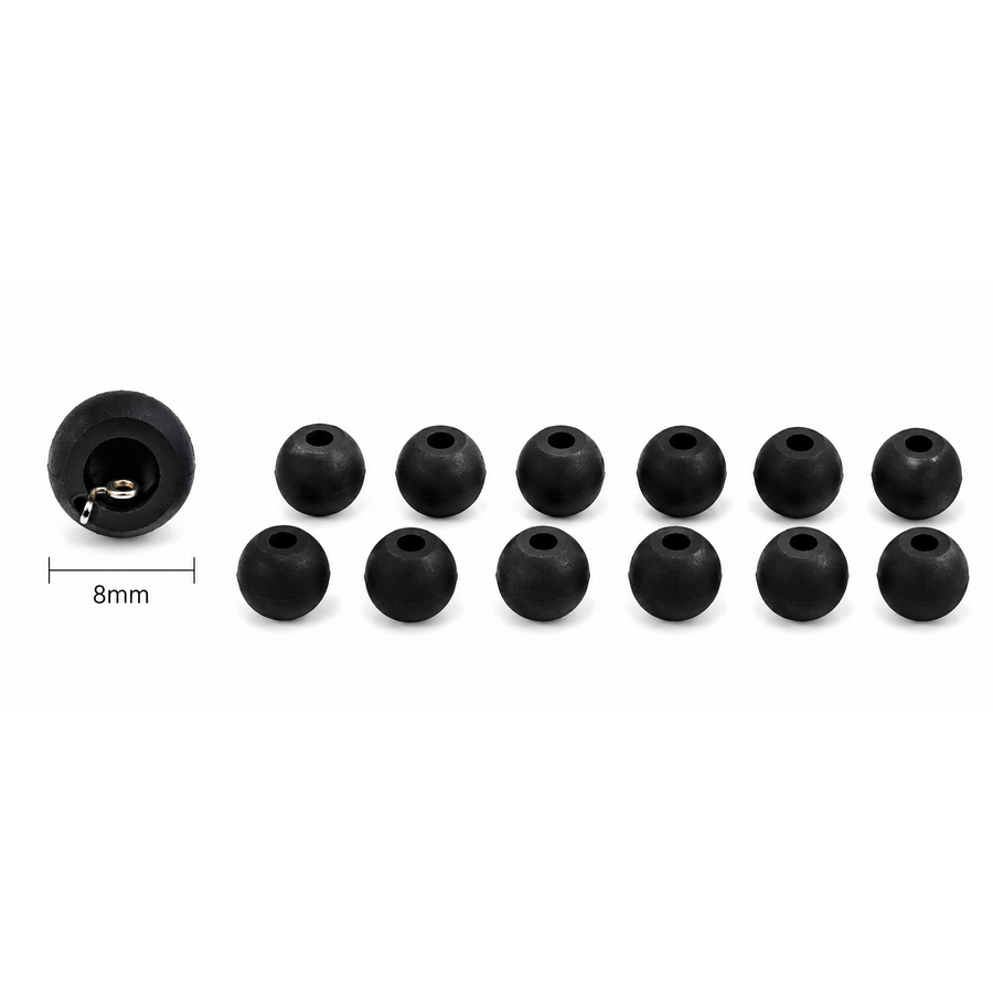 Tungsten Beads | Dark Grey voor Shokka Sleeve
