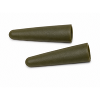 Conische tailrubbers Olive Green voor lead clips en karper loodsystemen