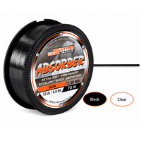 Absorber shockleader zwart | monofilament voorslaglijn voor karpervissen