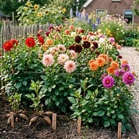 Dahlia knollen mix diverse kleuren | Losse knol | Verkoop per stuk | Voor tuin, border en terras