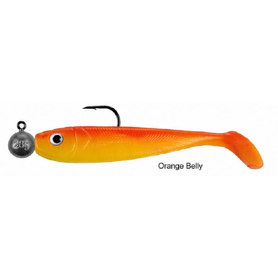 Willy Wonker Shad Gemonteerd voor baars, snoekbaars en snoek | 10 cm 10 gram
