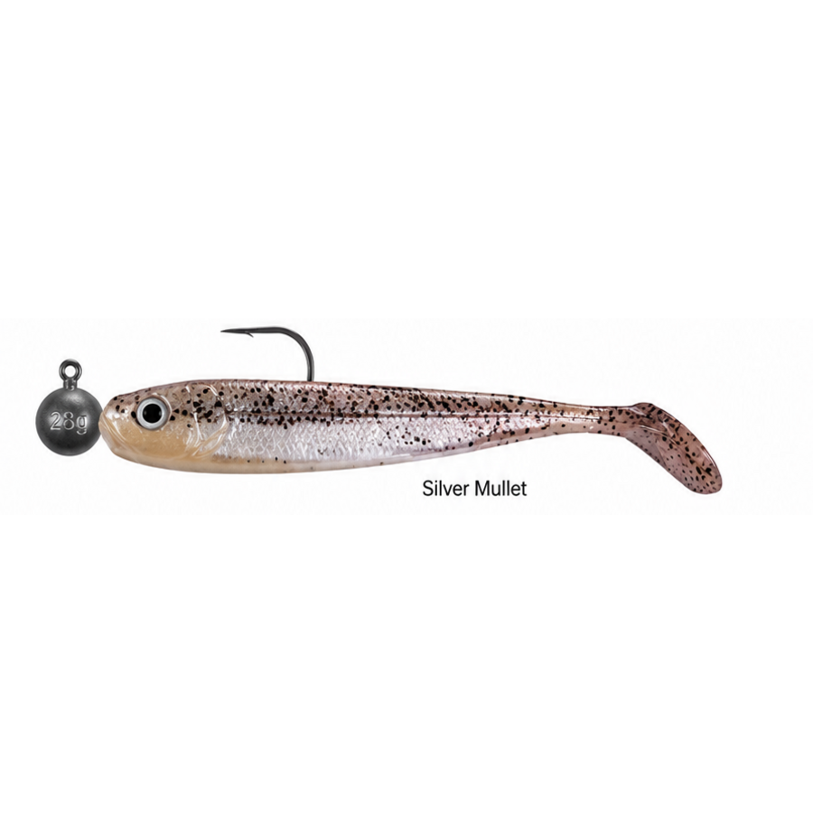 Willy Wonker Shad Gemonteerd voor baars, snoekbaars en snoek | 10 cm 10 gram