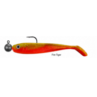 Willy Wonker Shad Gemonteerd voor baars, snoekbaars en snoek | 10 cm 10 gram