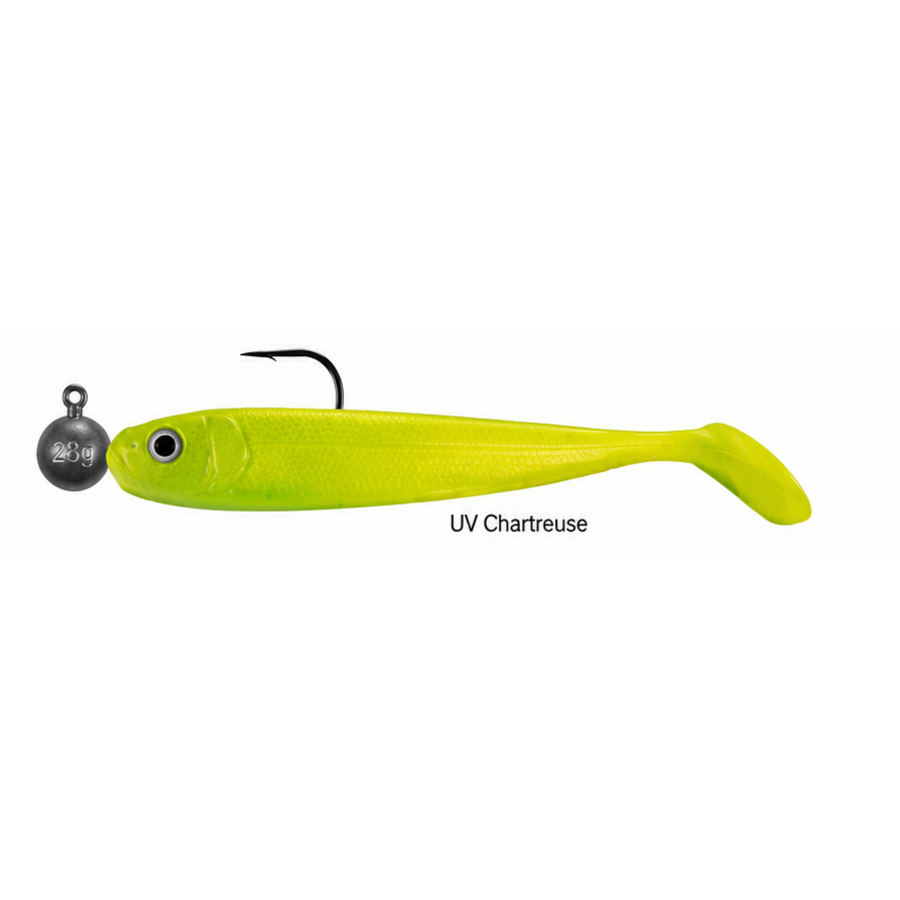 Willy Wonker Shad Gemonteerd voor baars, snoekbaars en snoek | 10 cm 10 gram