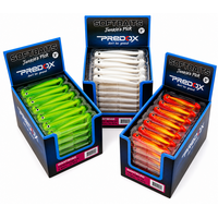 Willy Wonker Shad 6,5 cm 50 stuks softbait voor baars, snoekbaars en snoek