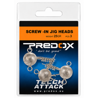 Screw-In Jig Head natural schroefloodkop voor softbaits en stinger montage