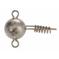 Screw-In Jig Head natural schroefloodkop voor softbaits en stinger montage
