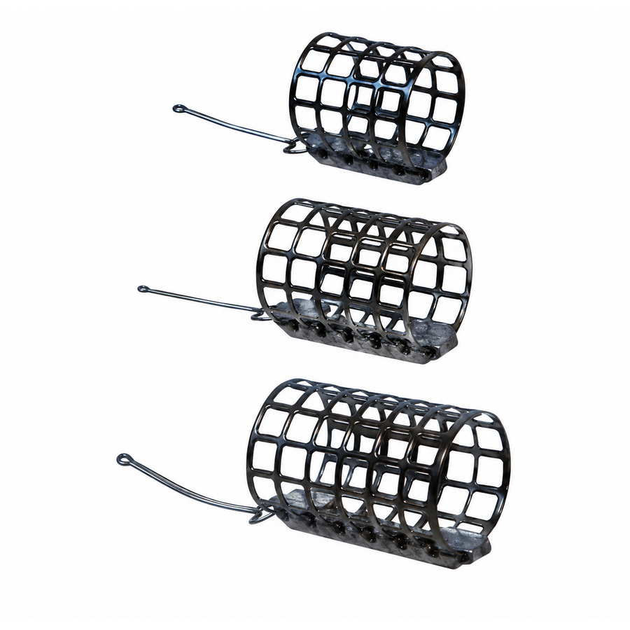 Mesh swimfeeder zwart lichtmetalen gaaswerk 15 gram