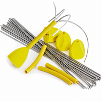 System 100+ Springly Fixed Grip Wire Heads 4 stuks voor vaste ankergrip