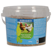 Powermix kip 550 g eiwitrijke snackmix voor kippen en pluimvee