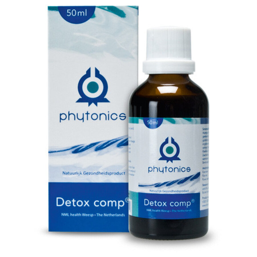 Detox Comp druppels 50 ml voor halfjaarlijkse reiniging van hond, kat en paard