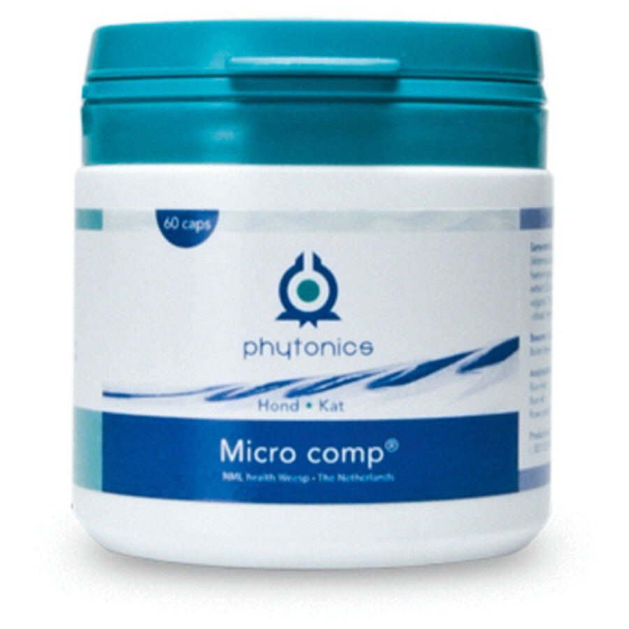 Micro Comp 60 capsules voor hond en kat | ondersteuning van darmflora en weerstand