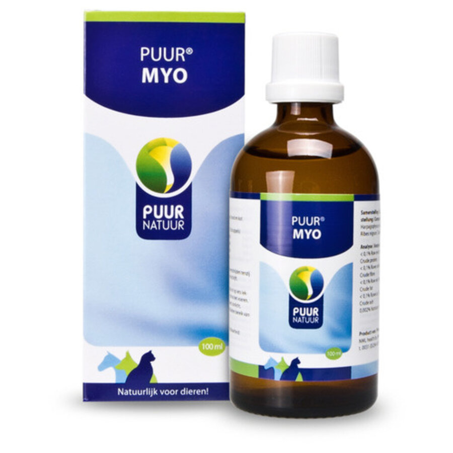 Myo Spier druppels 100 ml voor soepele spieren bij hond kat en paard