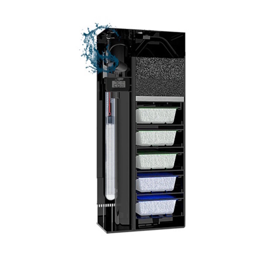 CFBIO XL intern aquariumfilter voor aquaria tot 300 liter met 850 l/u pomp