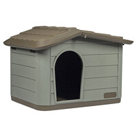 Hondenhuis Pepita 1 ECO bruin groen voor kleine huisdieren