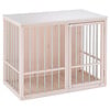 Houten hondenbench Dog Fort wit