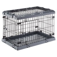 Superior hondenbench met meerdere deuren en scheidingspaneel