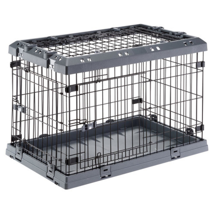 Superior hondenbench met meerdere deuren en scheidingspaneel