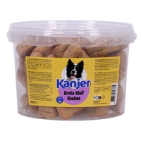 Grote kluif koeken hondensnack 1000 g in bewaaremmer