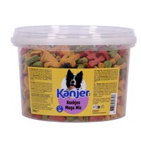 Koekjes Mega Mix voor honden 1200 g in handige emmer