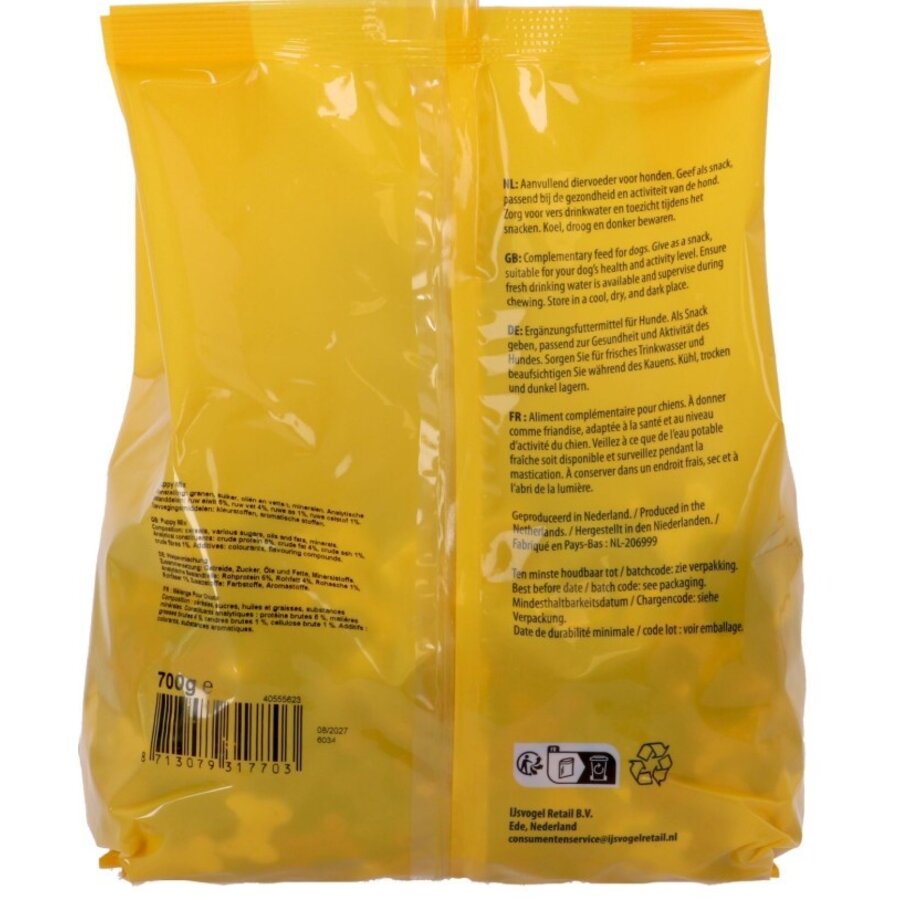Koekjes Puppy Mix 700 g | krokante hondenkoekjes voor pups vanaf 4 maanden