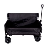 Opvouwbare bolderkar zwart | tot 100 kg
