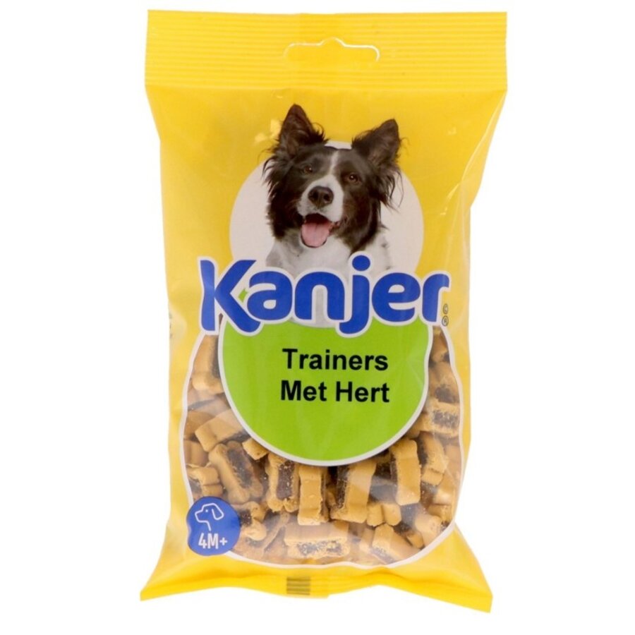 Trainer met hert 200 gram | kleine beloningssnoepjes voor hondentraining