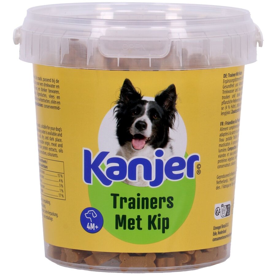 Kiptrainers met kip voor honden | zachte trainingssnack 200 en 500 g