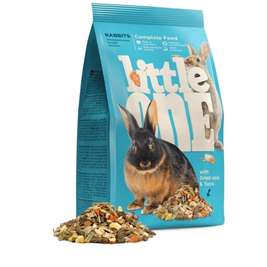 Konijnenvoer 400 g, 900 g en 2,3 kg