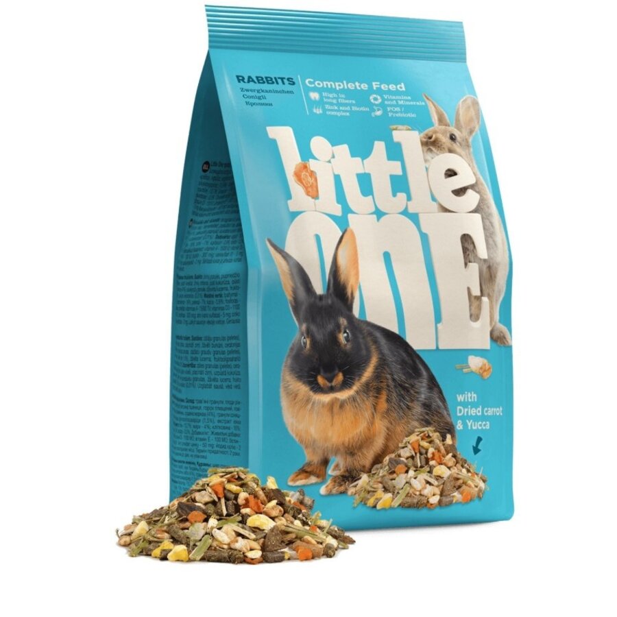Konijnenvoer 400 g, 900 g en 2,3 kg