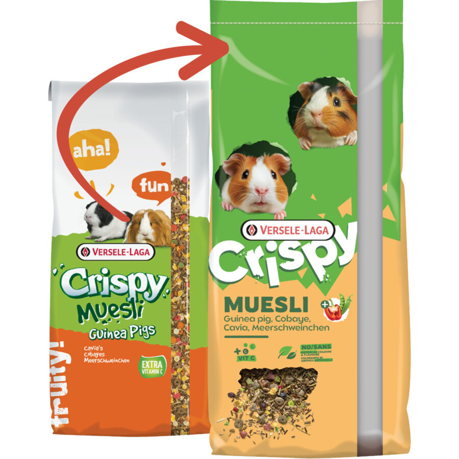 Cavia muesli | 850 g, 2,5 kg, 9 kg en 20 kg