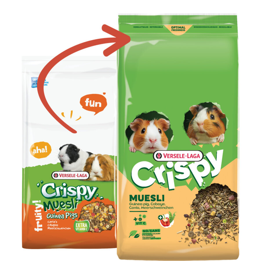 Cavia muesli | 850 g, 2,5 kg, 9 kg en 20 kg