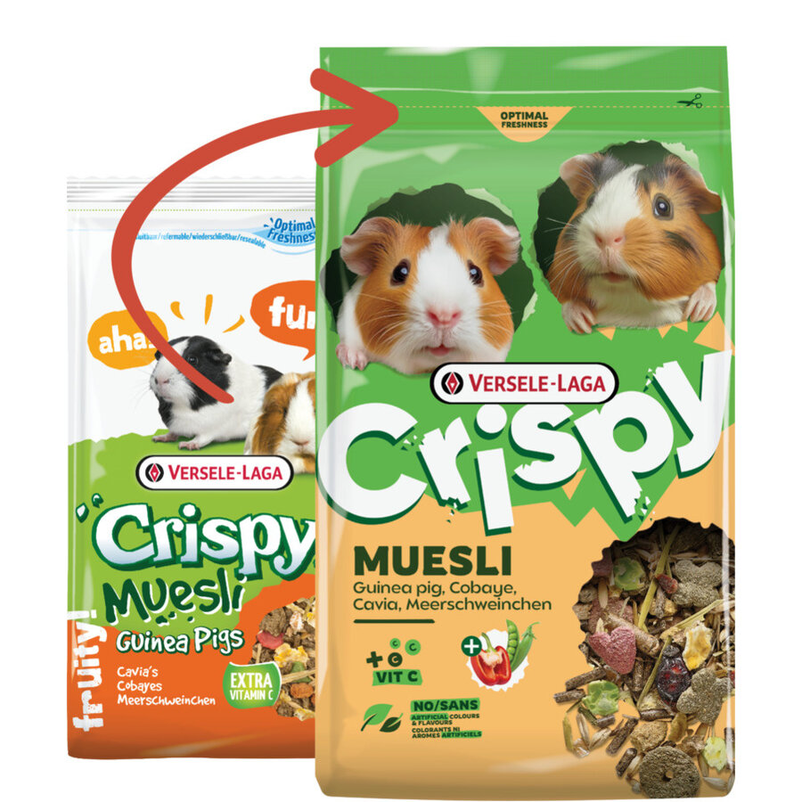 Cavia muesli | 850 g, 2,5 kg, 9 kg en 20 kg