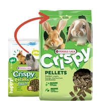 Vezelrijke pellets voor konijnen 2 kg | complete korrelvoeding