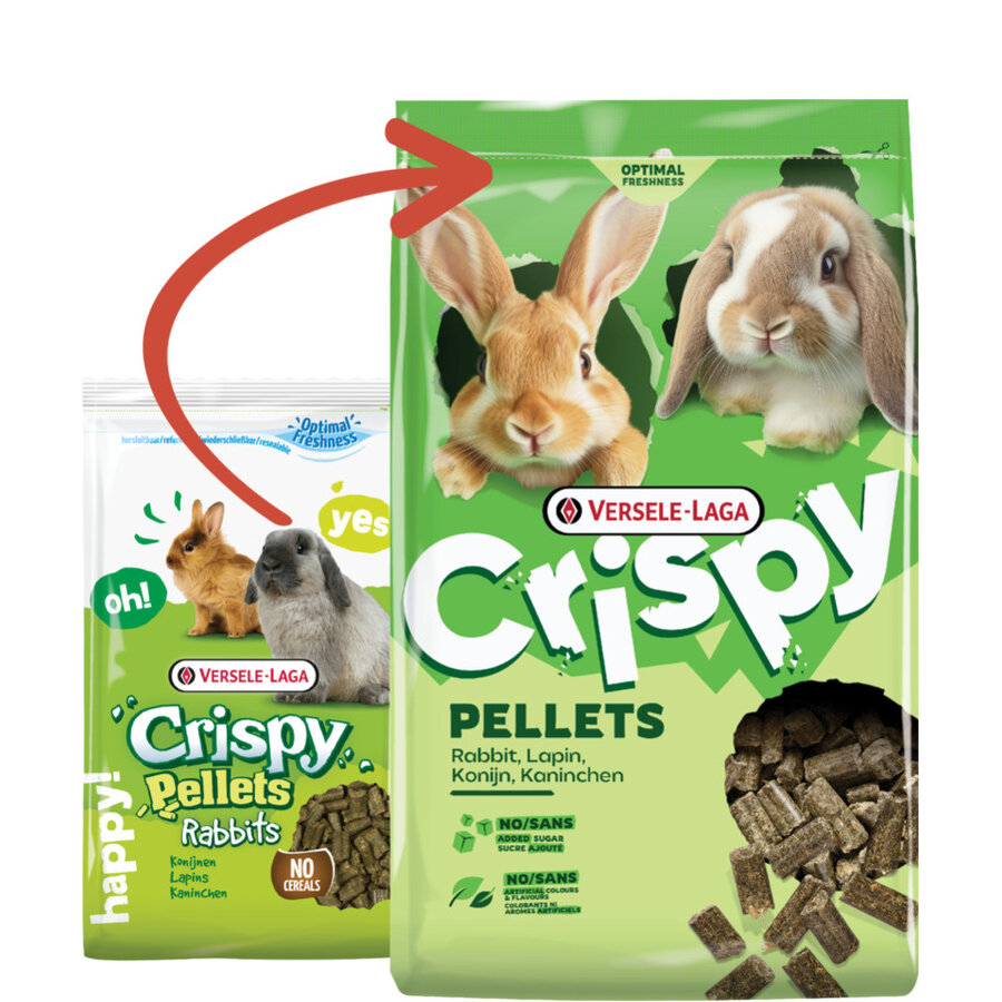 Vezelrijke pellets voor konijnen 2 kg | complete korrelvoeding