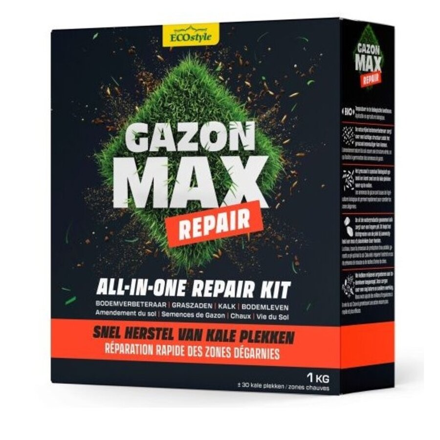 GazonMax Repair herstelmix | 500 g en 1 kg