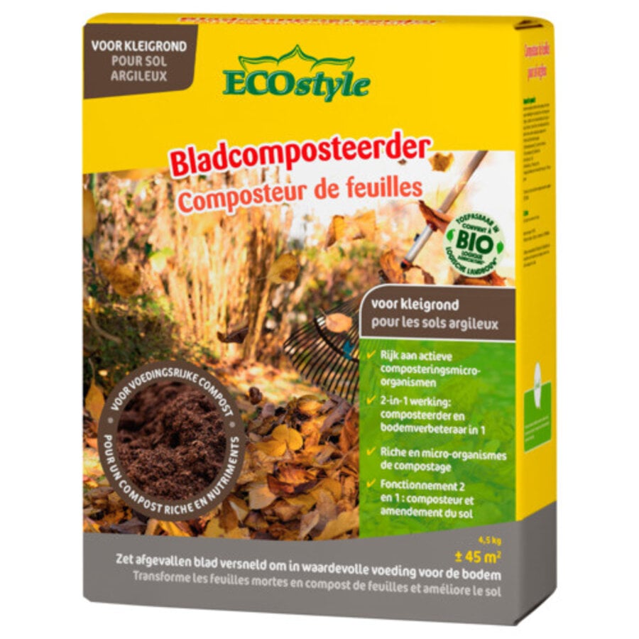 Bladcomposteerder voor kleigrond 4,5 kg