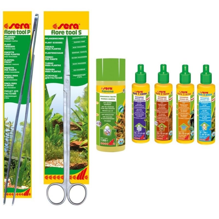 Scaper Cube Scaper-Set met aquascaping pincet, schaar en plantenvoeding